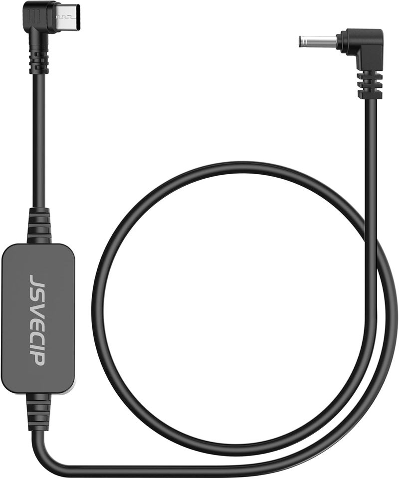 Jsvecip Radar Detector Cord, Type C to DC3.5 Plug Cable,for CobrWhistler Escort Valentine One Uniden Beltronics Radar Detector,Replacement Power Cable for Radar Detectors - Image 1